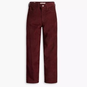 Levi’s ribcage straight ankle corduroy pants